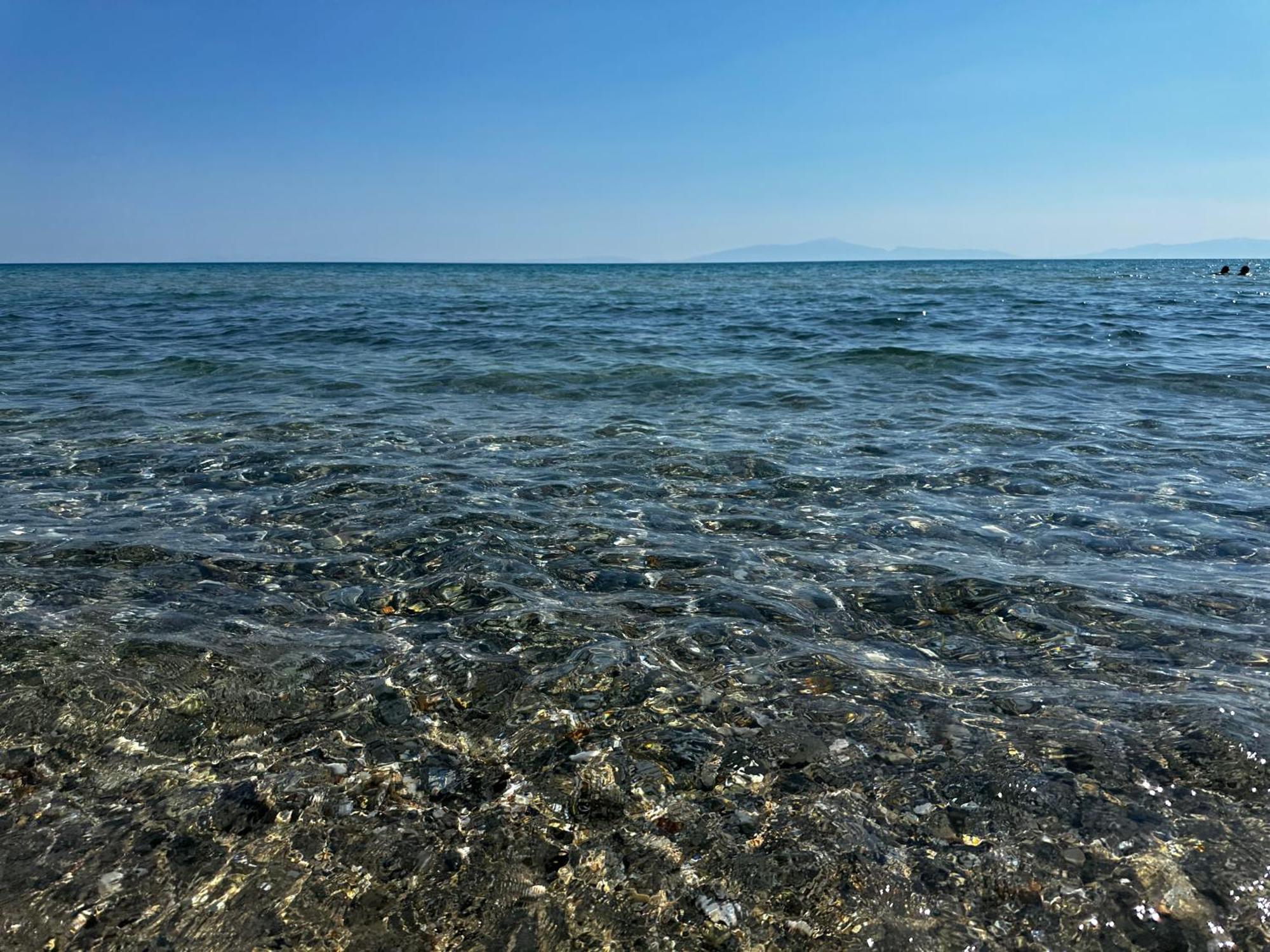 Beachfront Cottage Nea Triglia Bagian luar foto