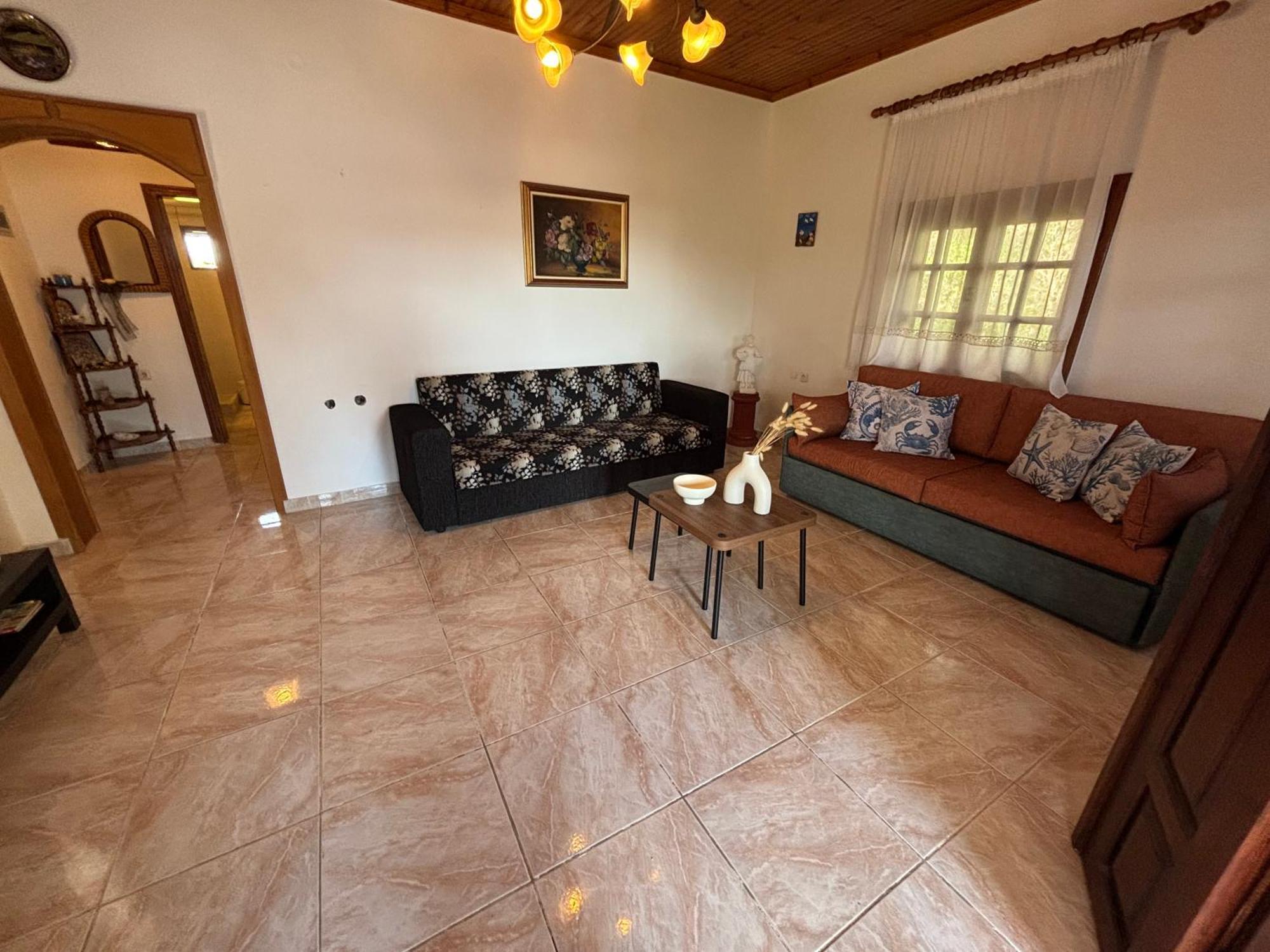 Beachfront Cottage Nea Triglia Bagian luar foto